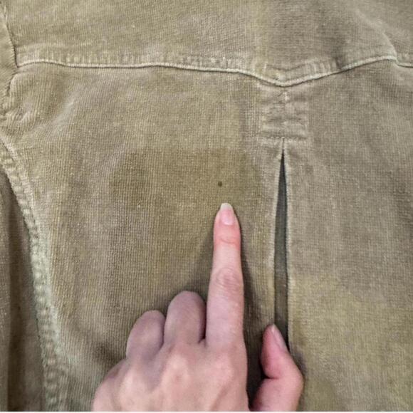 Y2K Forever 21 corduroy cargo jacket Sz. S - Picture 6 of 6